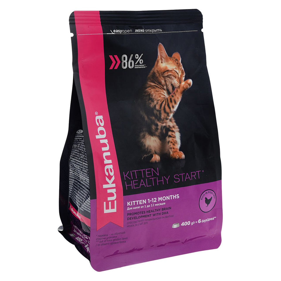 ПР0033807 Корм для котят домашняя птица сух. 400г Eukanuba 
