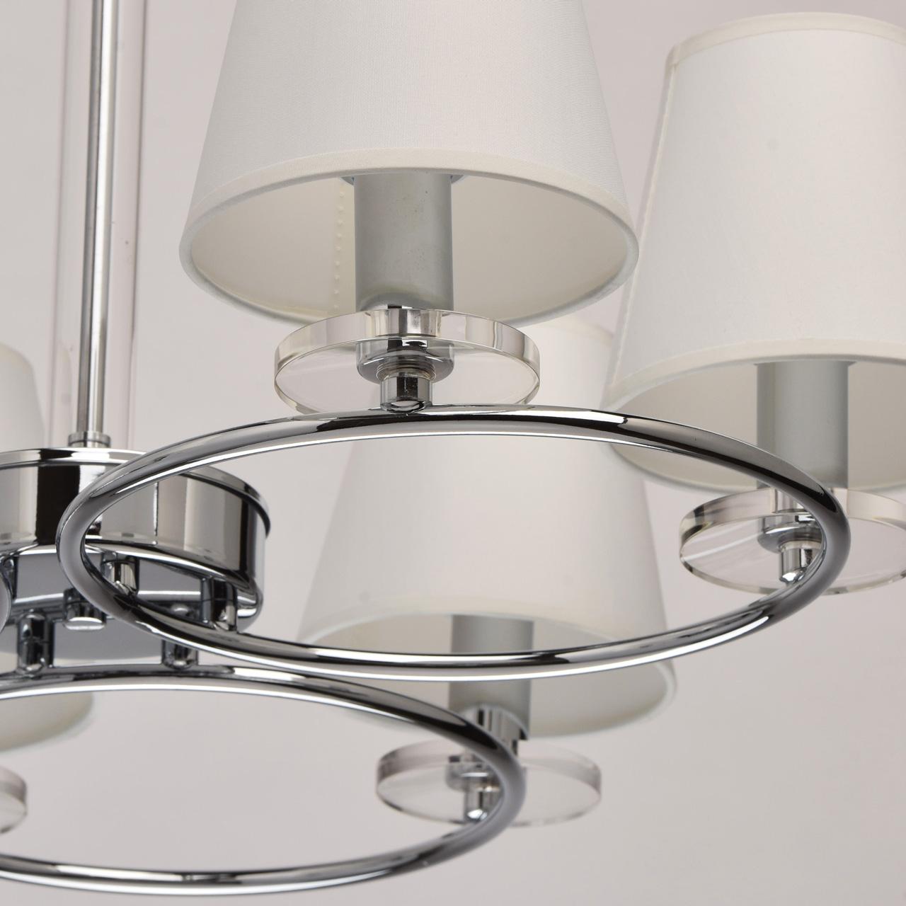 Потолочная люстра MW-Light Онтарио 1 692010106 белая MW-LIGHT ДИЗАЙНЕРСКИЕ, ОНТАРИО 187971 Белый  - Вид №3