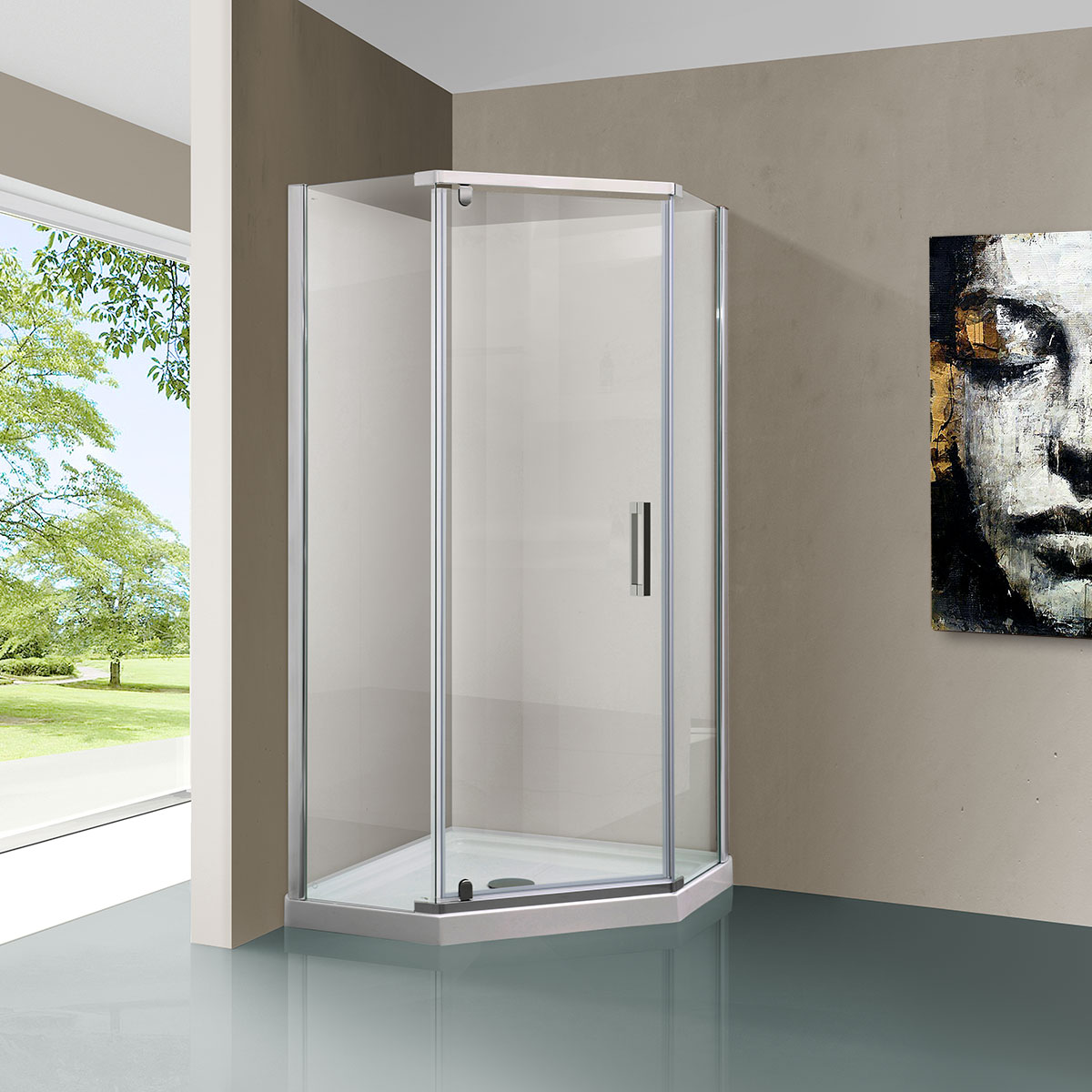 VSP-1S100CL Душевой уголок Vincea Stresa Santreyd