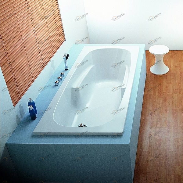 Ванна встраиваемая BENIDORM 170x80 с аэромассажем Reviva II HOESCH 6112