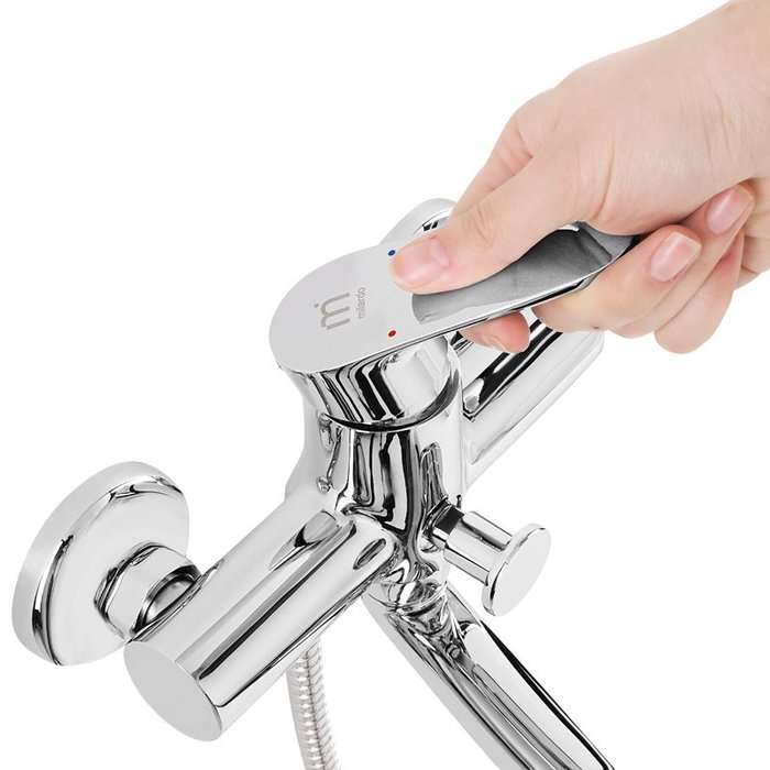 DOVSBL0M02 Milardo Dover Смеситель для ванны с длинным изливом Dover Россия - Вид №1