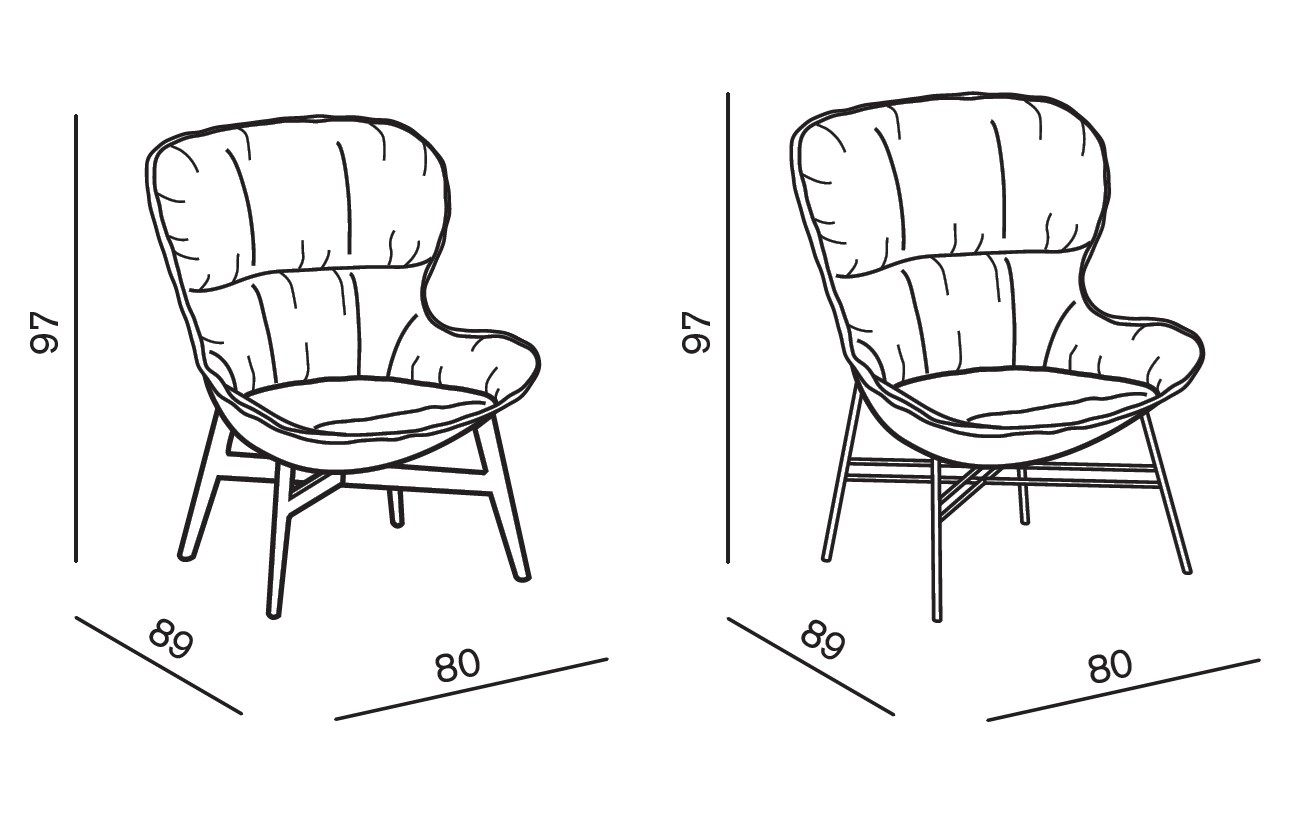 Тканевое кресло Ditre Italia SOFTY ARCH-00075889 - Вид №4