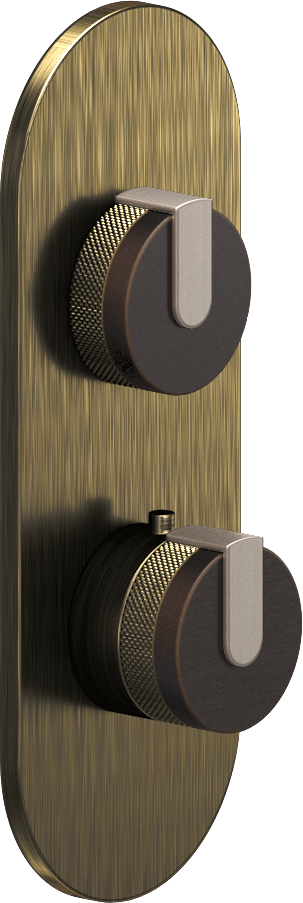 E-8026-R1OBE0-L1SN-VBB-T Планка M-Series с 2 ручками - Внешняя часть GRAFF MOD+