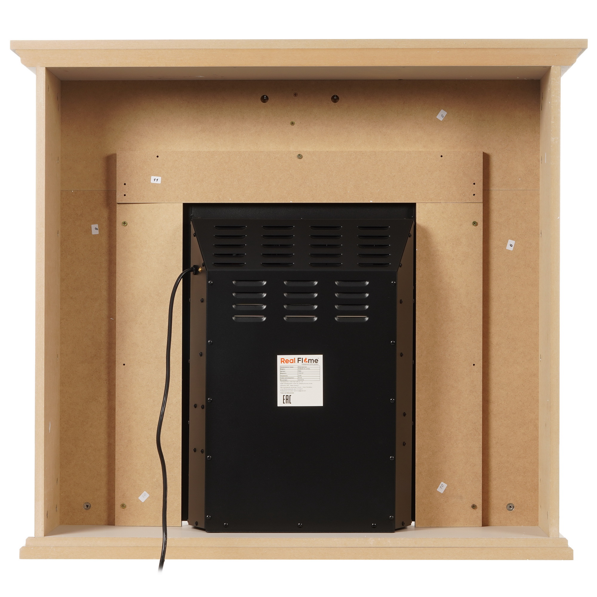 9079557 Каминокомплект RealFlame Theodor BG-F615 + Fobos Lux BL STDN-0151621 - Вид №6