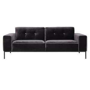 Трехместный диван VILLE черный