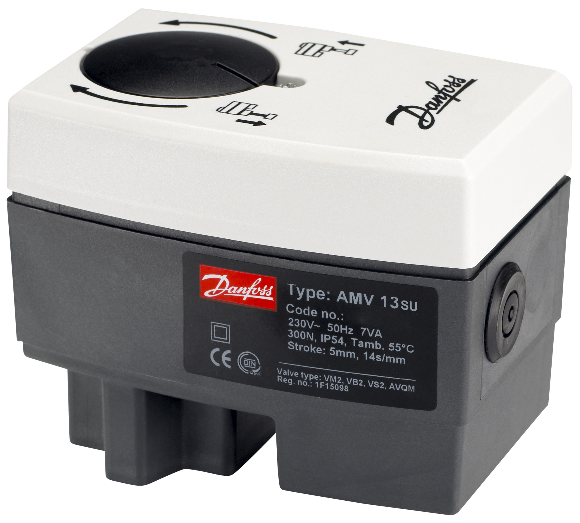Danfoss Редукторные электроприводы с аналоговым управлением Эл/привод пропорц(0-10 V) AME 13SU 24В 082H3044  - Вид №7