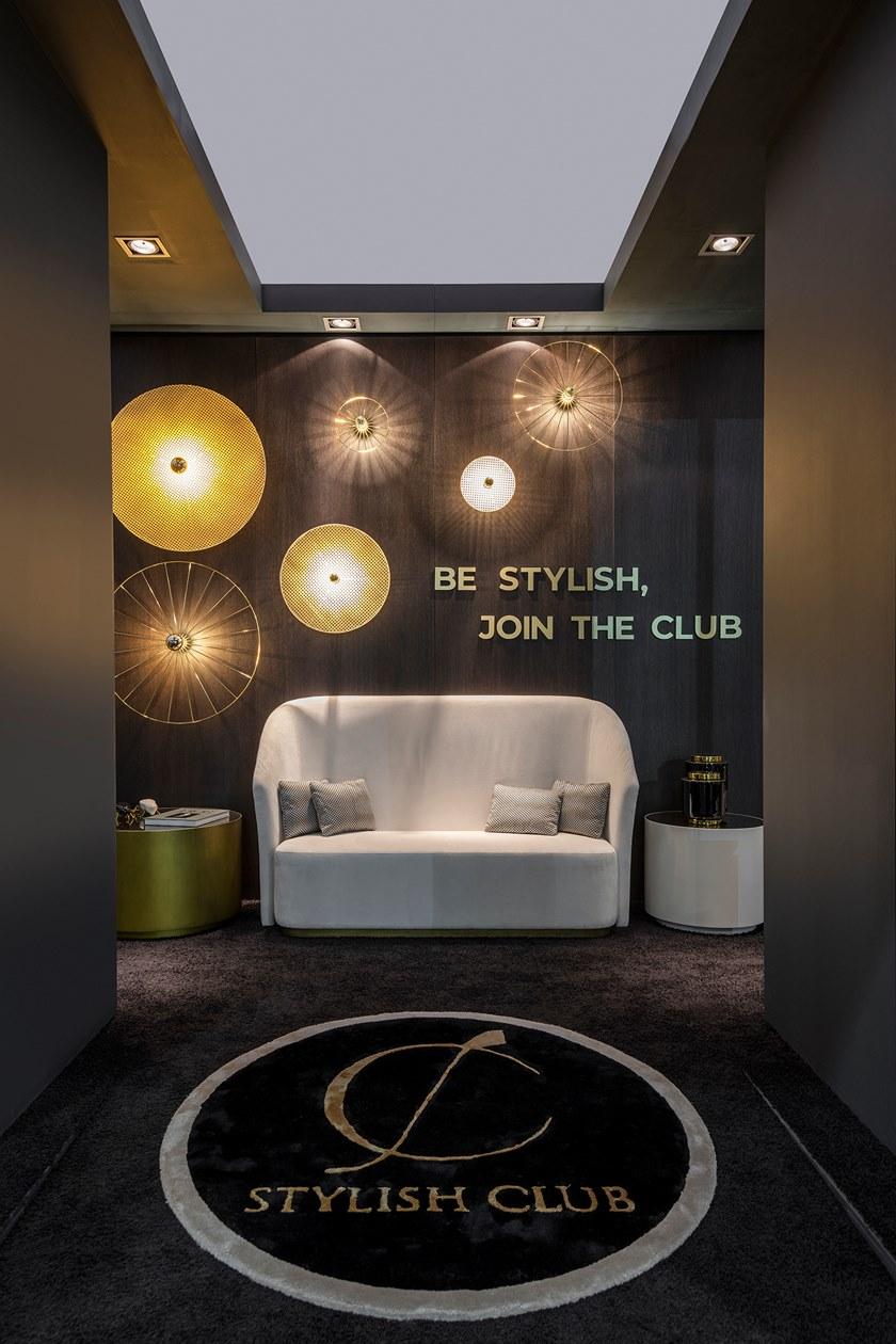 Stylish Club Низкий лакированный журнальный столик для гостиной Drum Scf.d04 - Вид №3