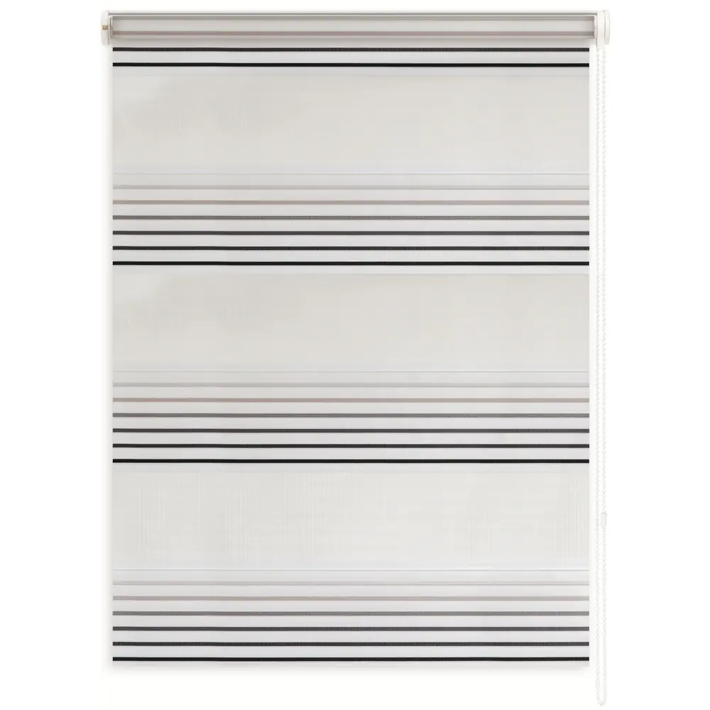 Штора рулонная день-ночь Miamoza Milan 60x160 см бежевая Santreyd STLM-2171214