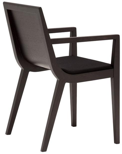 Andreu World Кресло из дерева с подлокотниками Rdl So7292 - Вид №8