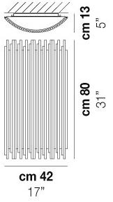 Vetreria Vistosi Стеклянный потолочный светильник Diadema sun-id-1394782 - Вид №1