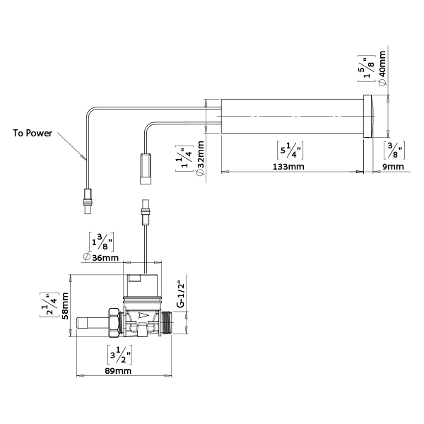 620750 Комплект датчиков приближения для фронтальной фиксации писсуаров stern  - Вид №1