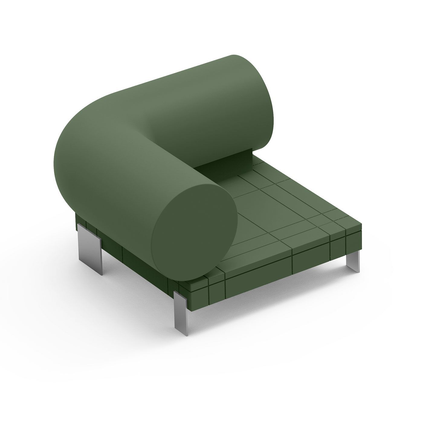 Полиэтиленовый садовый диван Lyxo Design RHOR ARCH-00023646 - Вид №8