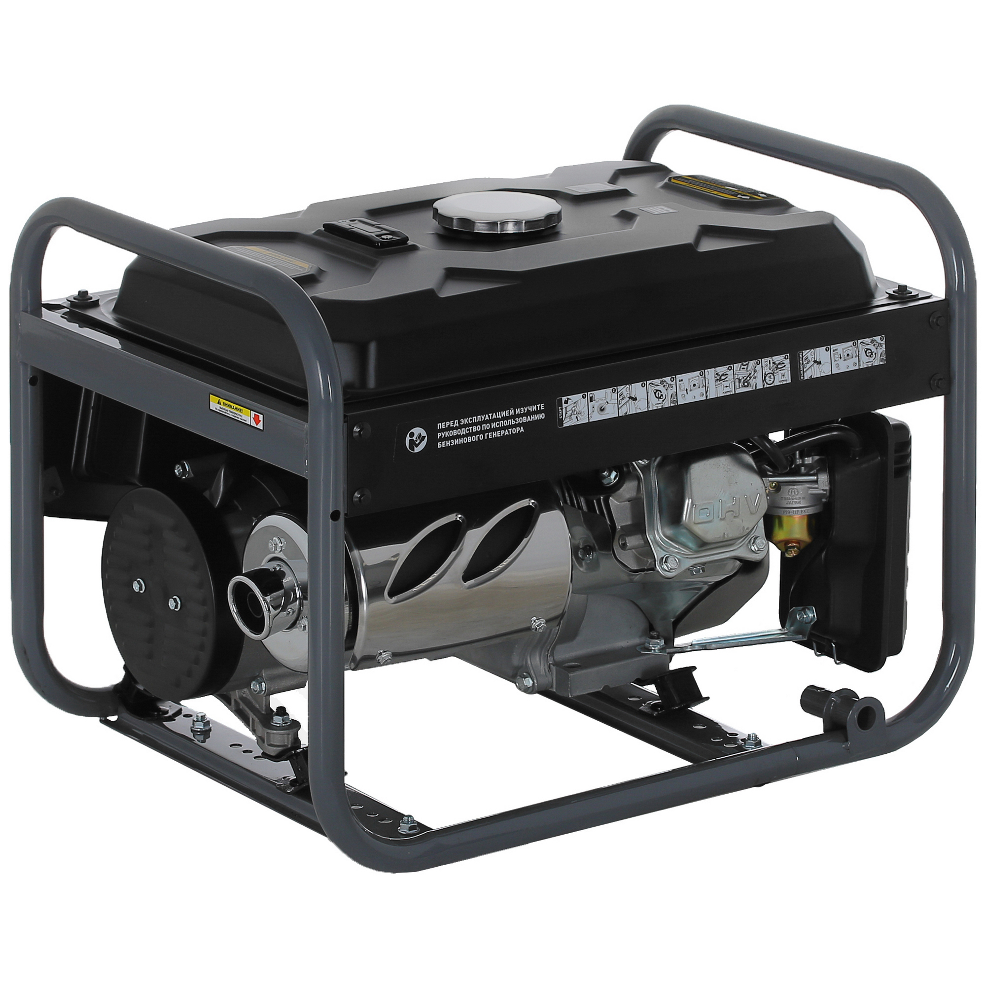 Электрогенератор   бензиновый Carver PPG-3900A 1081880 STDN-0030736 - Вид №2