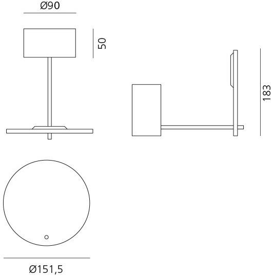 Artemide Светодиодный потолочный светильник из литого под давлением алюминия Orbiter sun-id-1490862 - Вид №2