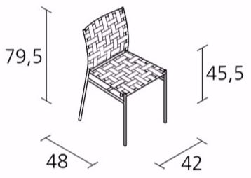 Alias Штабелируемый стул Tagliatelle sun-id-1417739 - Вид №2