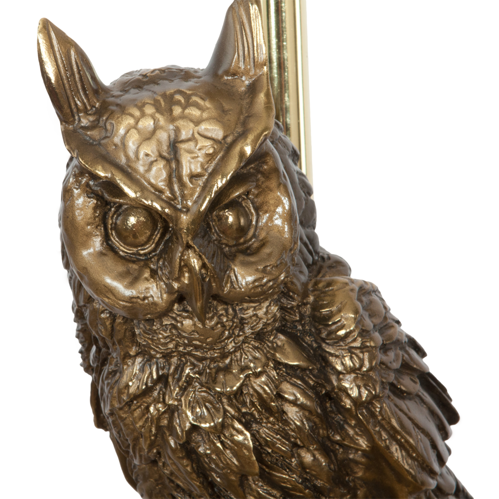 33006/1,34074 Настольная лампа с бюро Ученый Филин Классика Поталь BOGACHO 4627138211540, 4627155810771 - Вид №3