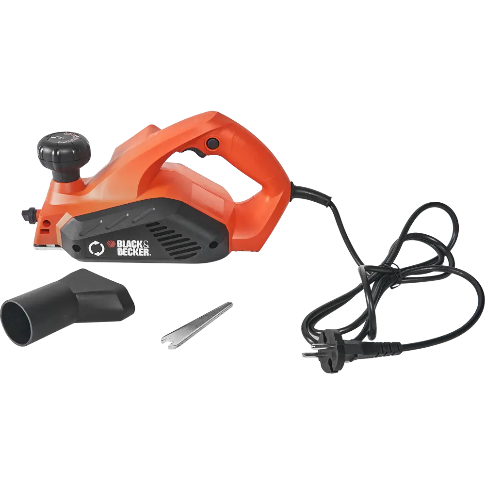 Рубанок электрический Black&Decker KW712-XK, 82мм, 650Вт BLACK + DECKER STLM-2142691 - Вид №4