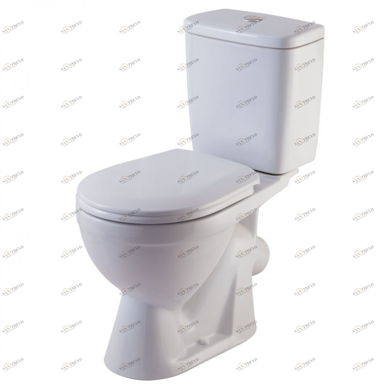 Монро, Унитаз-компакт Компакт унитаз с бачком Белый ROSA ЛИРА Россия