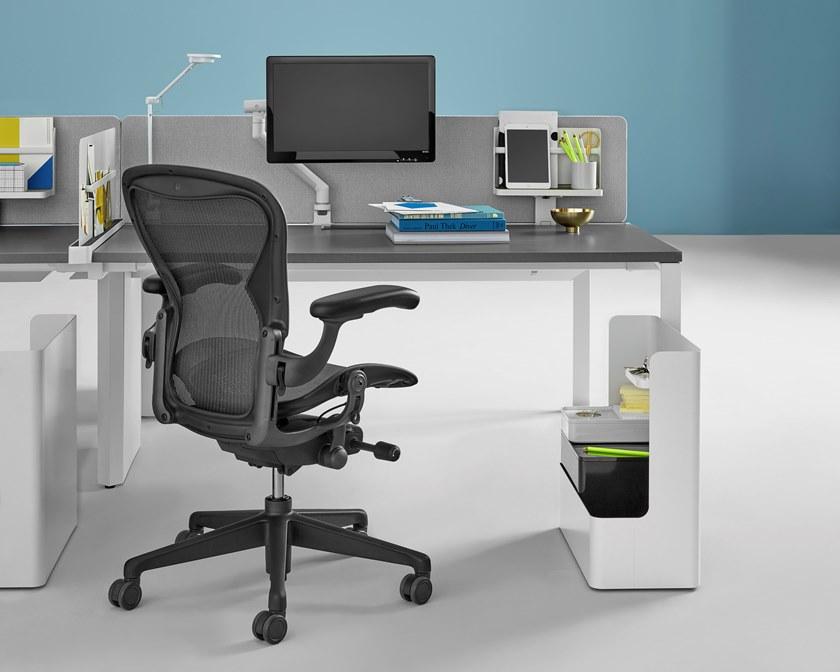 Herman Miller Стул офисный вращающийся с 5 спицами на колесиках Aeron sun-id-1447426 - Вид №36