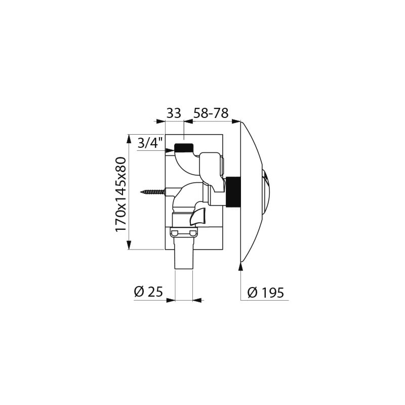 762902 Кран прямого слива TEMPOFLUX 2 DELABIE  - Вид №1