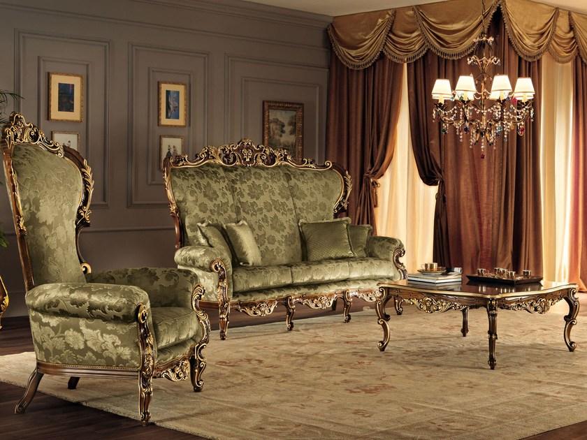 Modenese Gastone 3-х местный тканевый диван с высокой спинкой Villa venezia sun-id-1447244 - Вид №1