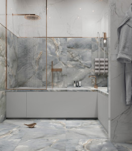 ASCOLI BLUE — Керамогранит с душой оникса CR4021-A Arcadia Ceramica