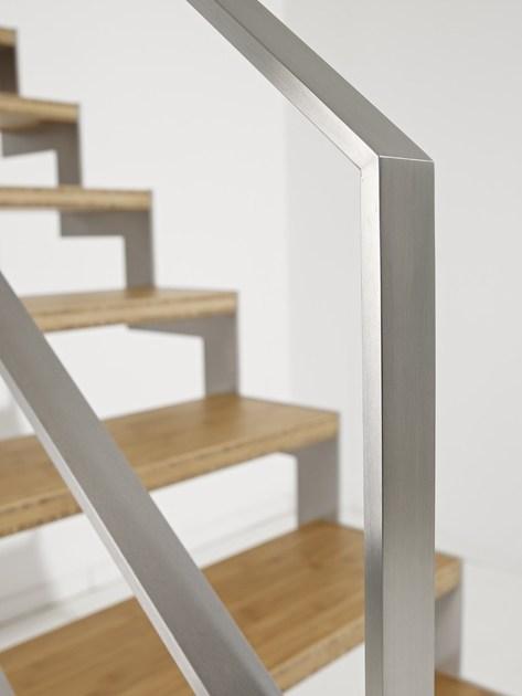 Fontanot П-образная открытая лестница из стали и дерева Lafont sun-id-1441708 - Вид №2