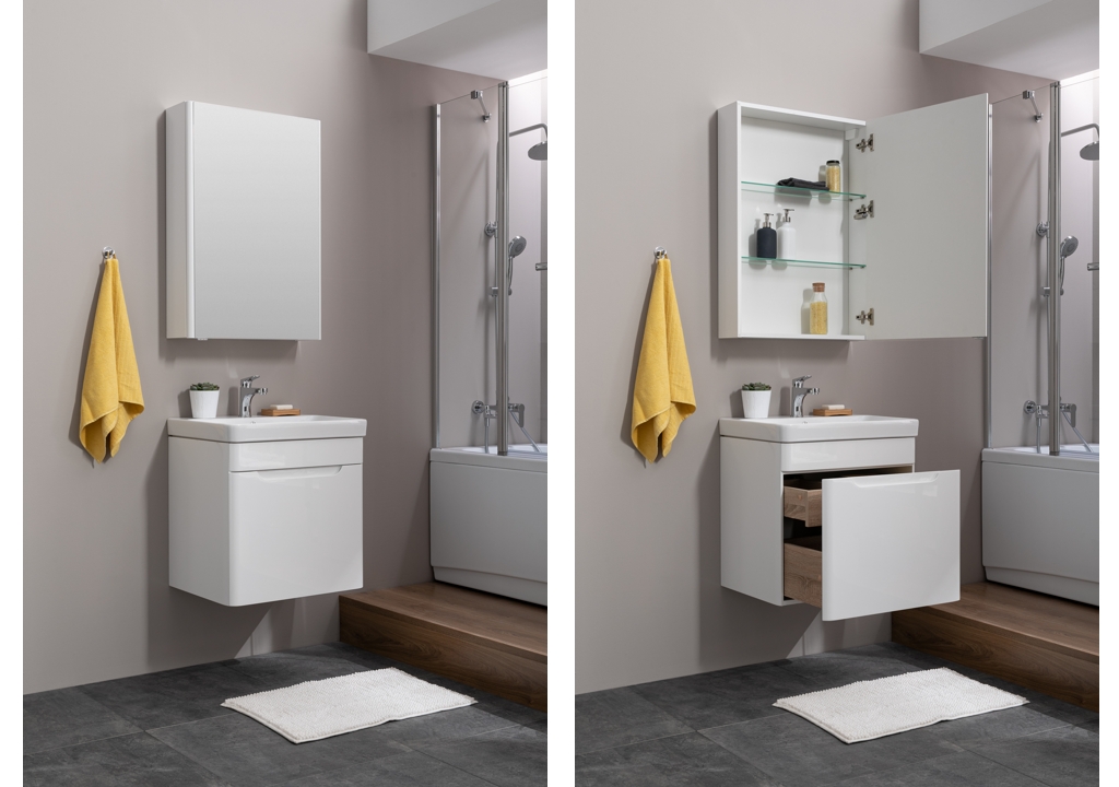 Мебель для ванной Aquanet София 60 белый 00203649 - Вид №6