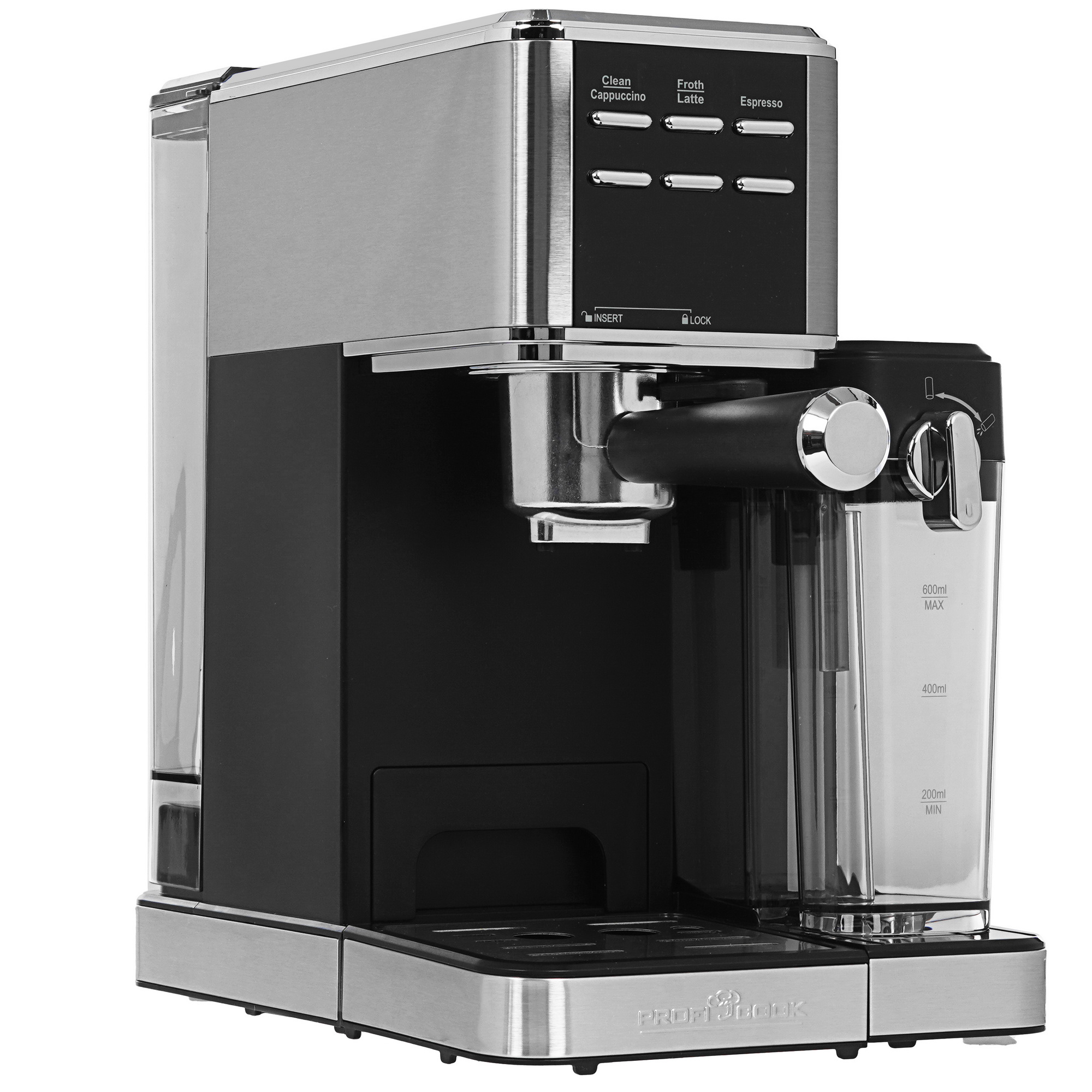 9173417 Кофеварка рожковая ProfiCook PC-ES-KA 1266 серебристый STDN-0015926