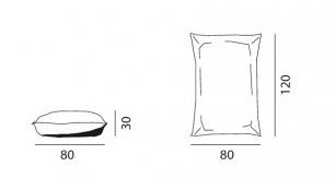 Gervasoni Пуф для мягкой фасоли со съемной крышкой Ghost sun-id-1346272 - Вид №8