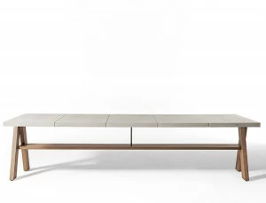 Meridiani Прямоугольный садовый стол uhpc Joi open air