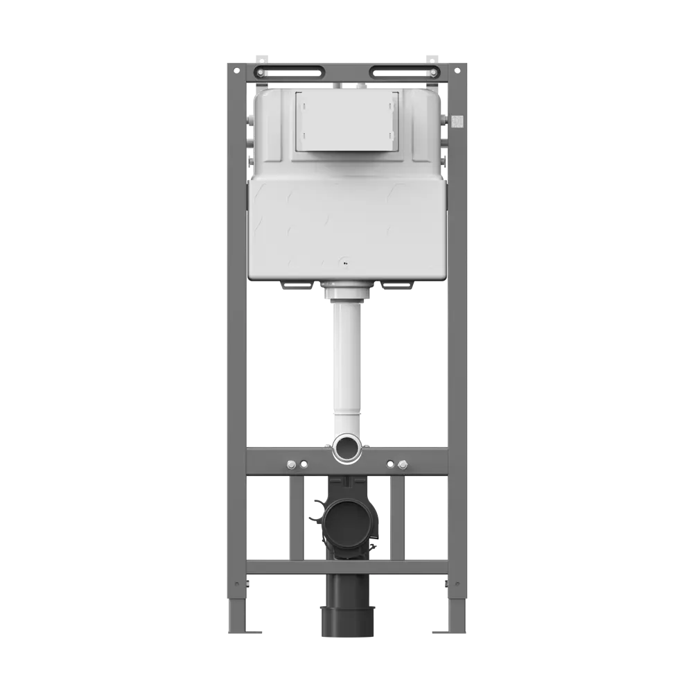 Комплект инсталляции AM.PM Tech с унитазом тип ободка закрытый Rosa Рио клавиша AM.PM Tech белая STLM-2087609 - Вид №2