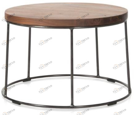 Jess Круглый деревянный журнальный столик sun-id-1373304