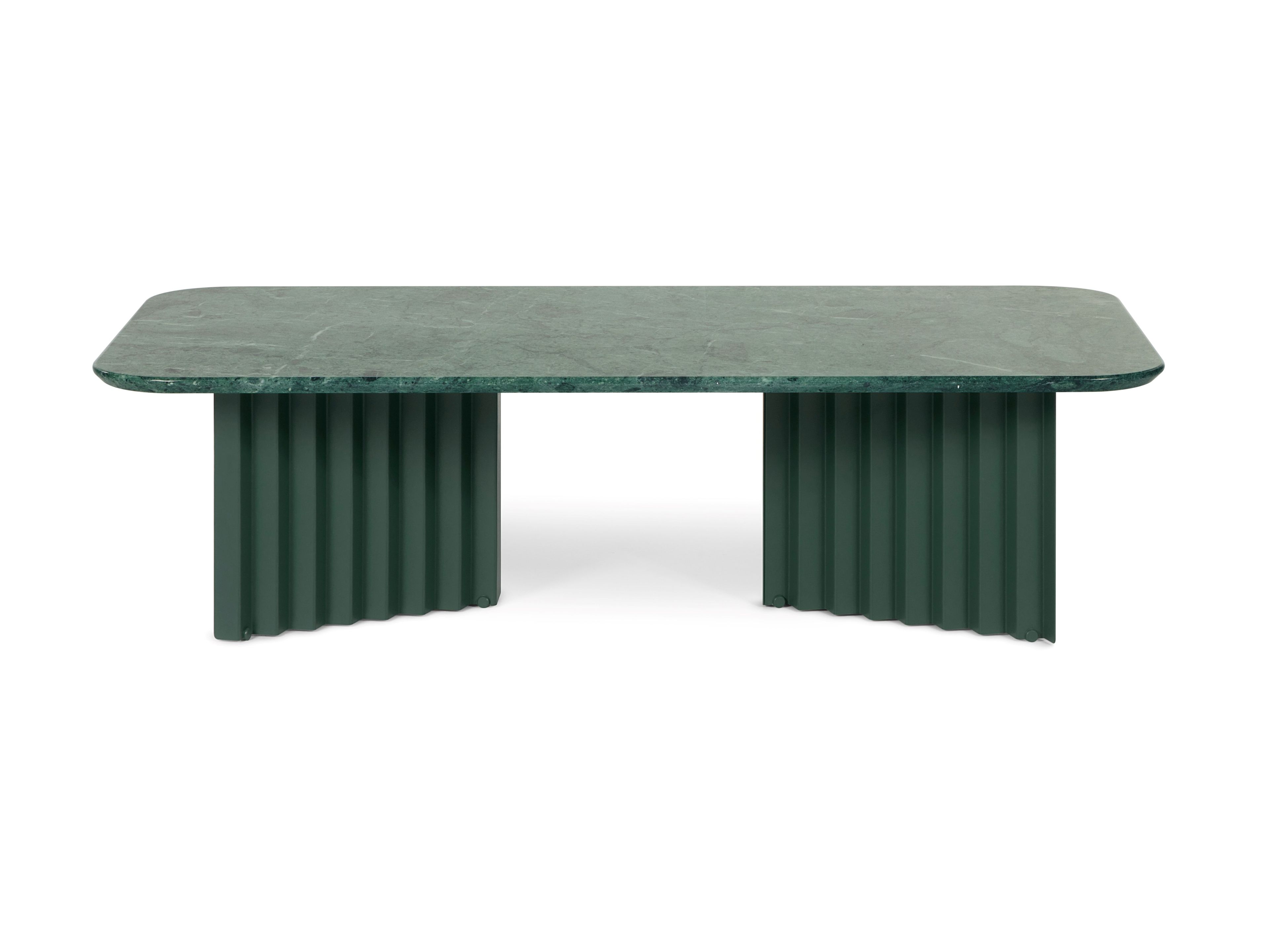 Прямоугольный низкий журнальный столик из мрамора и стальной основы RS Barcelona Plec ARCH-00122036 - Вид №2