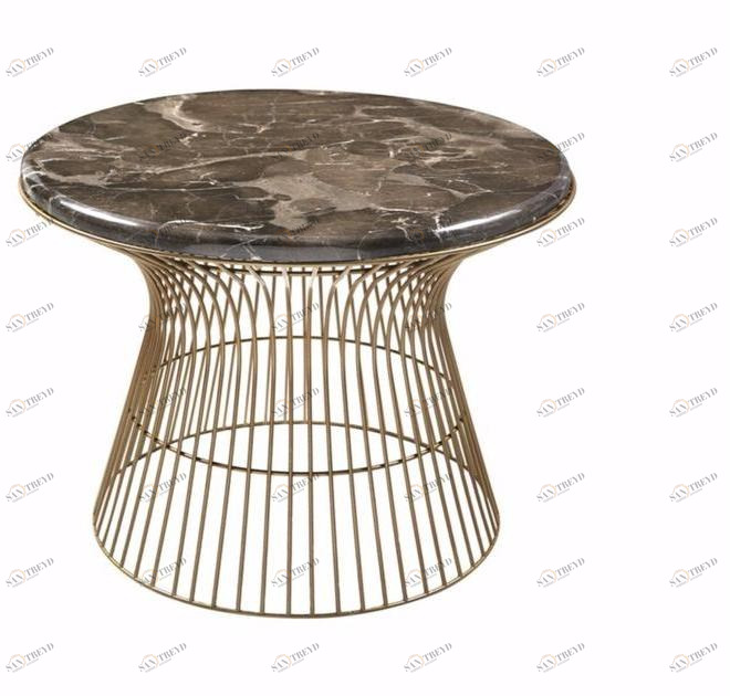 Hamilton Conte Paris Круглый журнальный столик из мрамора Cosmos sun-id-1407976