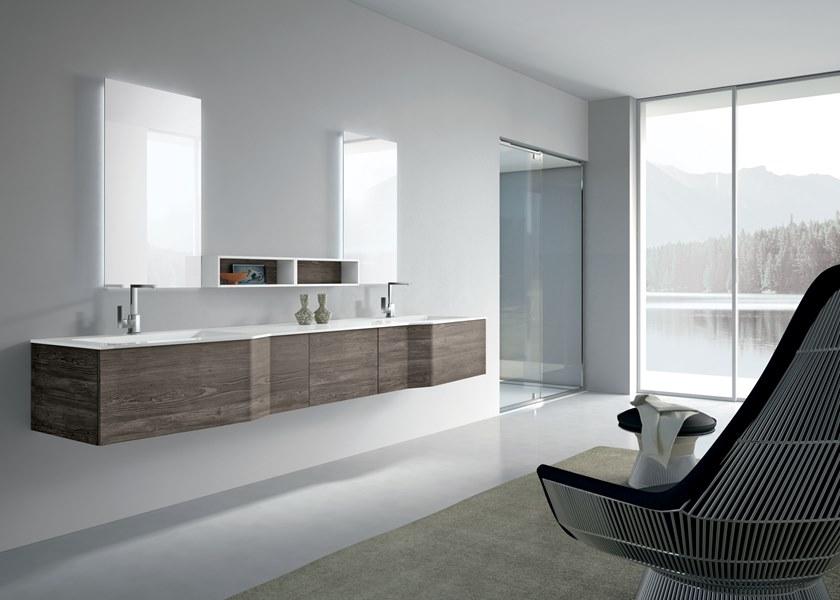 Gruppo Geromin Двойная тумба под умывальник с ящиками Str8 sun-id-1393018 - Вид №1