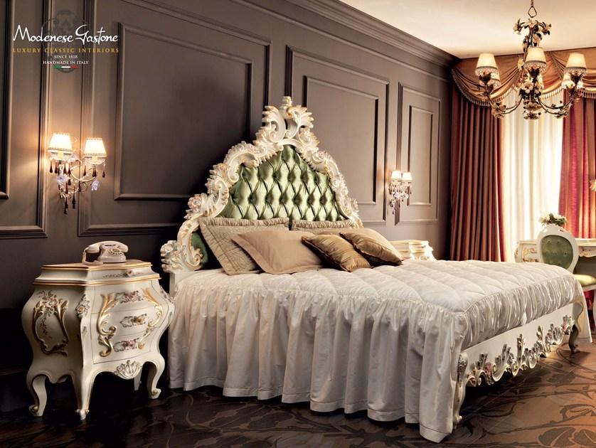 Modenese Gastone Прикроватная тумбочка из лакированной древесины с ящиками Villa venezia 11204 - Вид №2