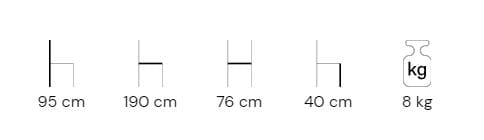 Лежак для сада с колесами DRIGANI SANTIAGO ARCH-00070450 - Вид №10