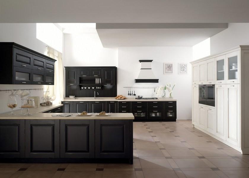 Floritelli Cucine Модульная кухня из ясеня с полуостровом Carmen sun-id-1468939 - Вид №4