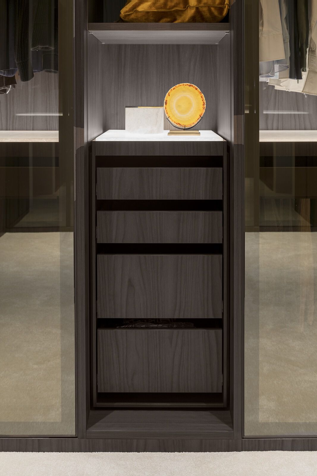 Модульная гардеробная со встроенным освещением Kolenik ARCH-00145420 - Вид №19