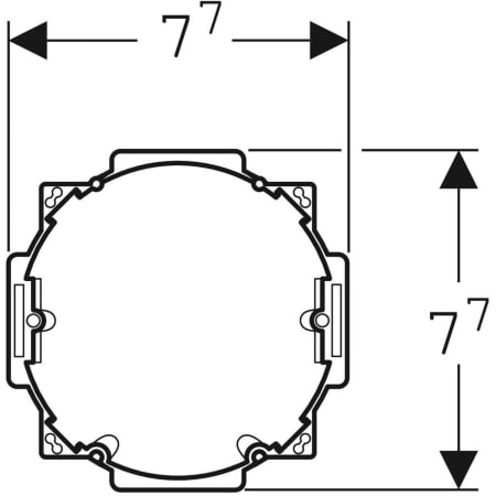115.861.00.1 Монтажный комплект Geberit для систем электронного управления смывом унитаза Geberit  - Вид №2