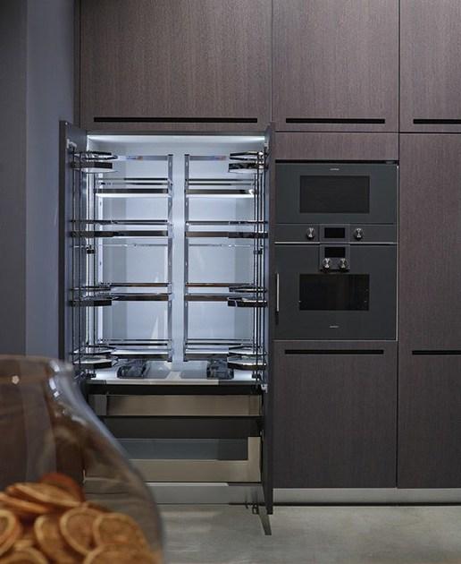 RIFRA Линейная кухня из дуба, тонированного венге Zero sun-id-1376897 - Вид №7