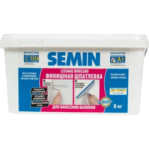 Шпаклёвка для нанесения валиком Semin 8 кг 14247792 STLM-2138580