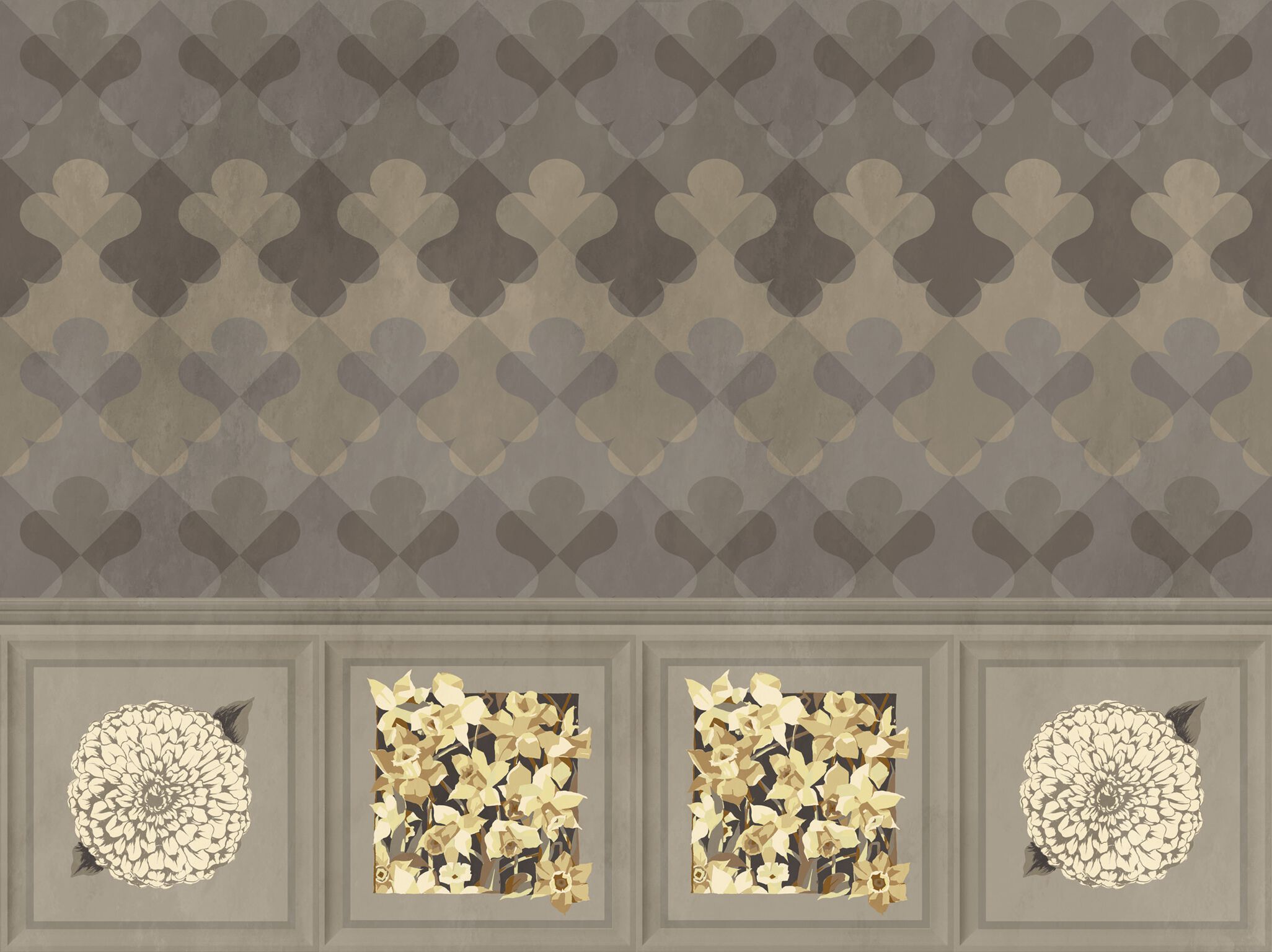 Обои с цифровой печатью Inkiostro Bianco Ken Scott Unconventional ARCH-00112013 - Вид №1