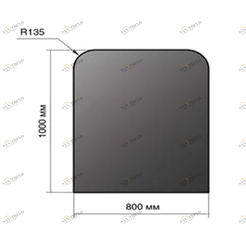 Везувий Лист напольный 1000*800*2 R135 3022