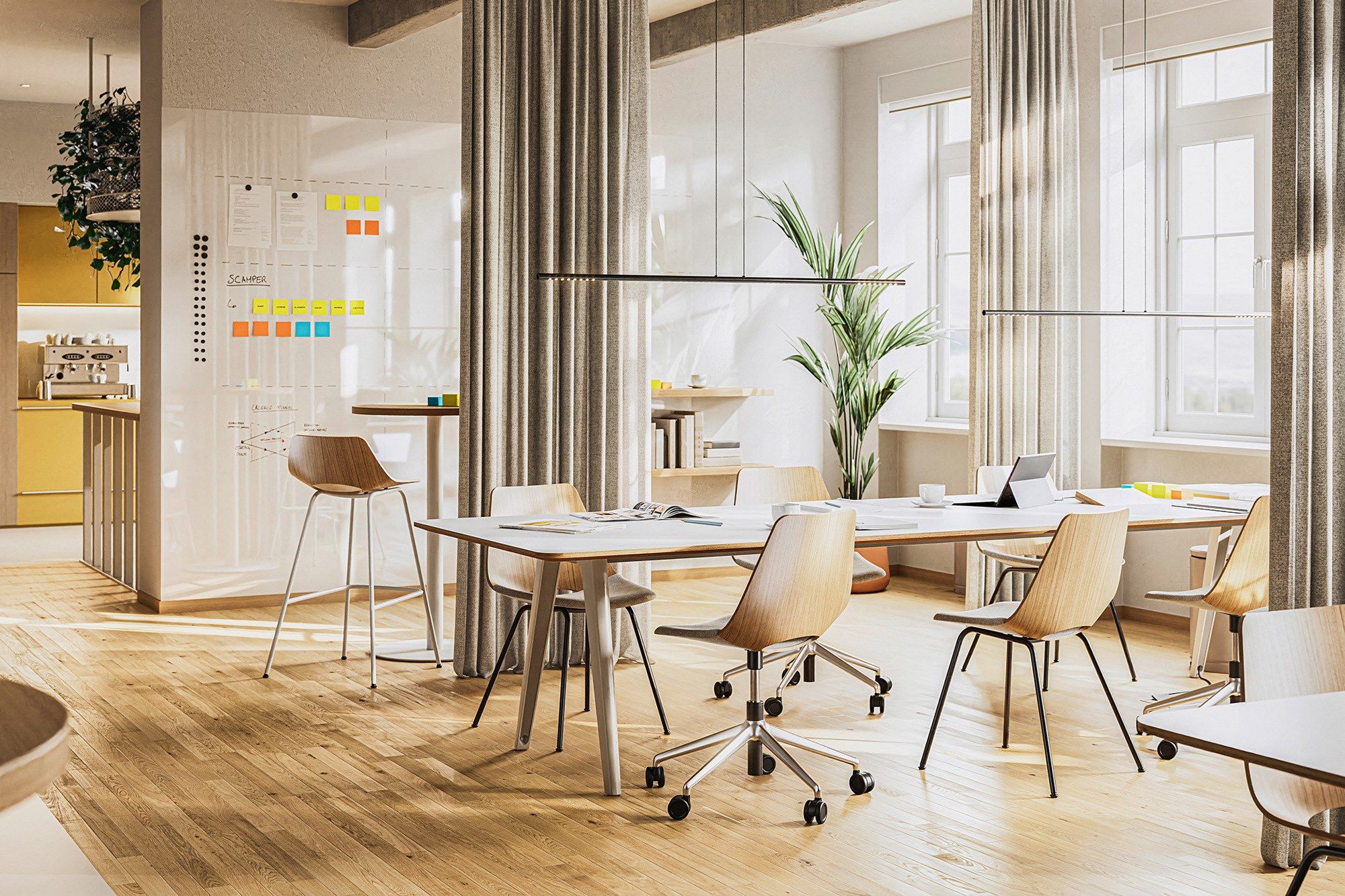 Высокий многослойный стул с подставкой для ног THONET S 661 ARCH-00119183 - Вид №3