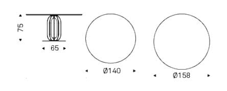 Круглый керамический стол Cattelan italia Soho ARCH-00040017 - Вид №5