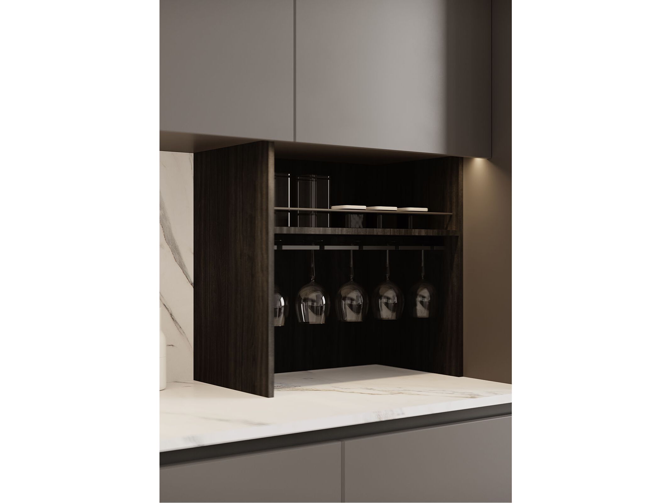 Кухня с островом EUPHORIA Oronero ARCH-00007576