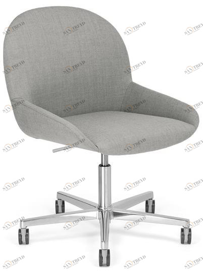 Crassevig Мягкое вращающееся кресло на колесиках Elba sun-id-1368118