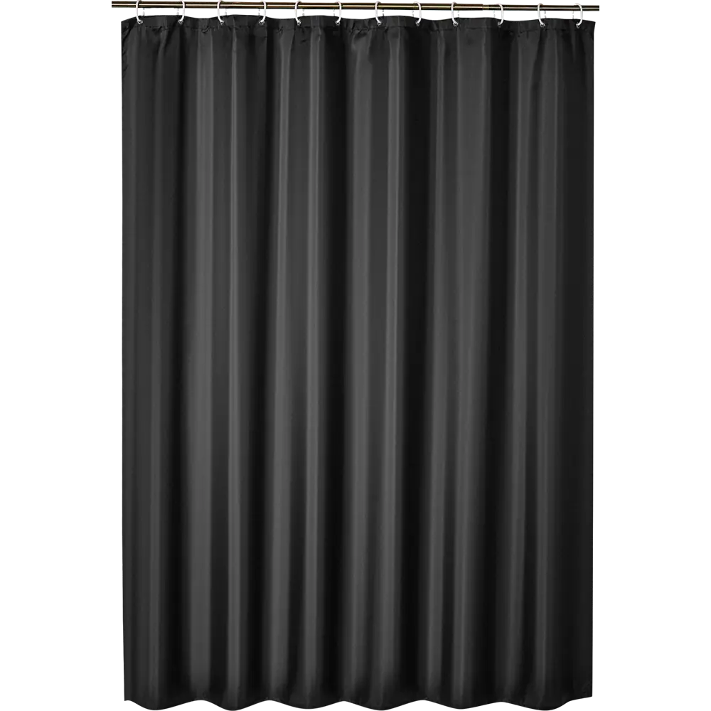 SWENSA Black - Элегантная штора для ванной с рельефным узором 89350278 STLM-0993687